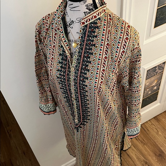 Source Unknown Multicolor Patterned Tunic - Picture 10 of 13